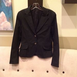Theory women's black, cotton blend jacket. Size 12